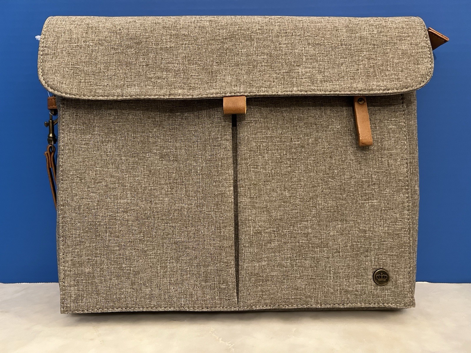 PKG Gray Padded Laptop Sleeve Organizer Bag – Multi Pocket Carry Case