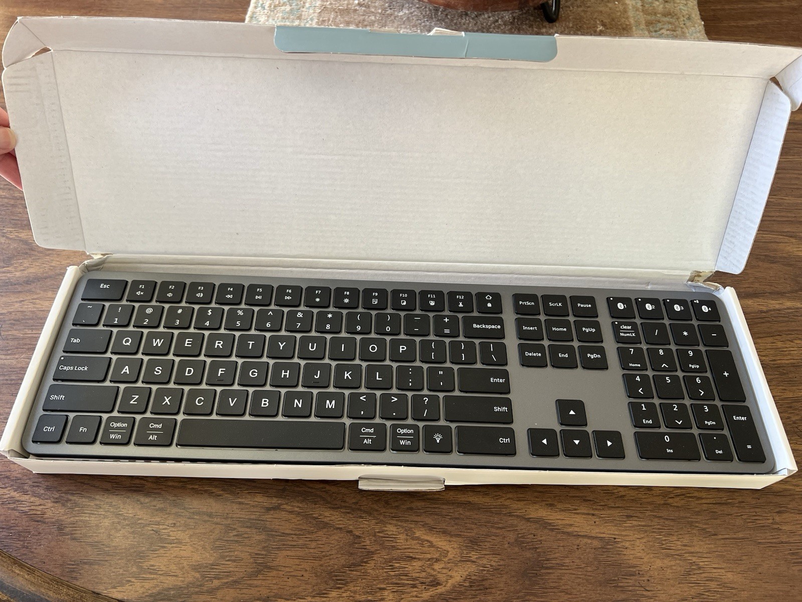 7-Color Backlit Wireless Keyboard
