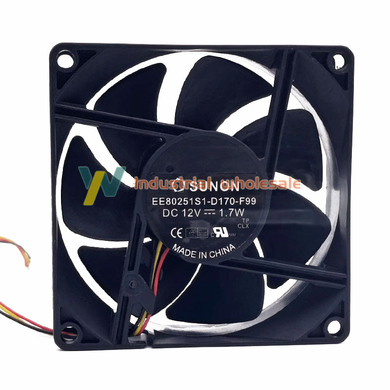 1PC new FOR SUNON EE80251S1-D170-F99 Projector Cooling Fan 12V 1.7W 3-Pin 80mm