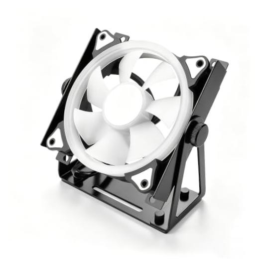Multi-Purpose Desk Fan Stand Mount for 120mm PC Computer Fans,360° Adjustable