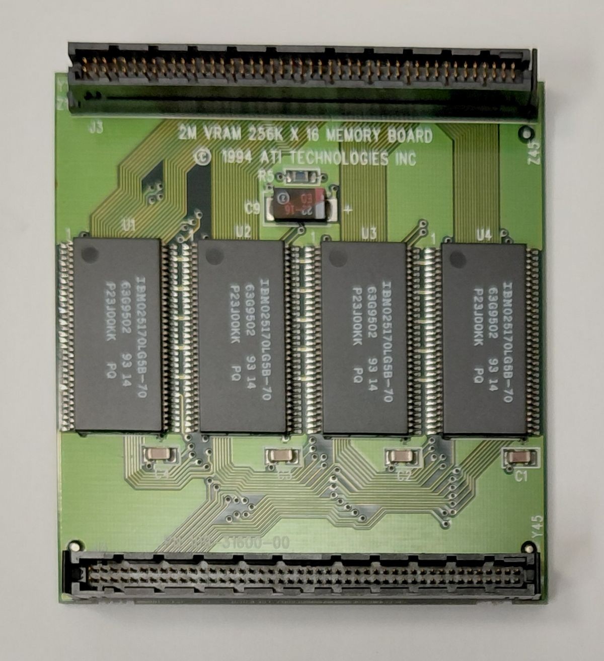 2MB VRAM 256Kx16 Memory Board for ATI Mach64 (Retro, 109-31600-00)