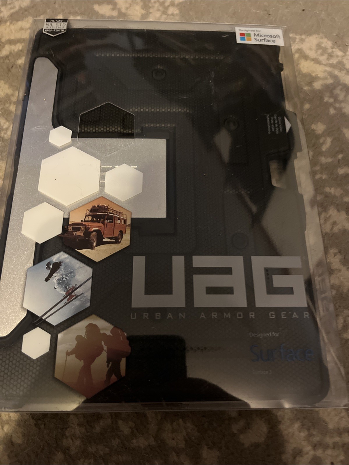 NEW / SEALED Urban Armor Gear UAG Case For Microsoft Surface 3 Protector