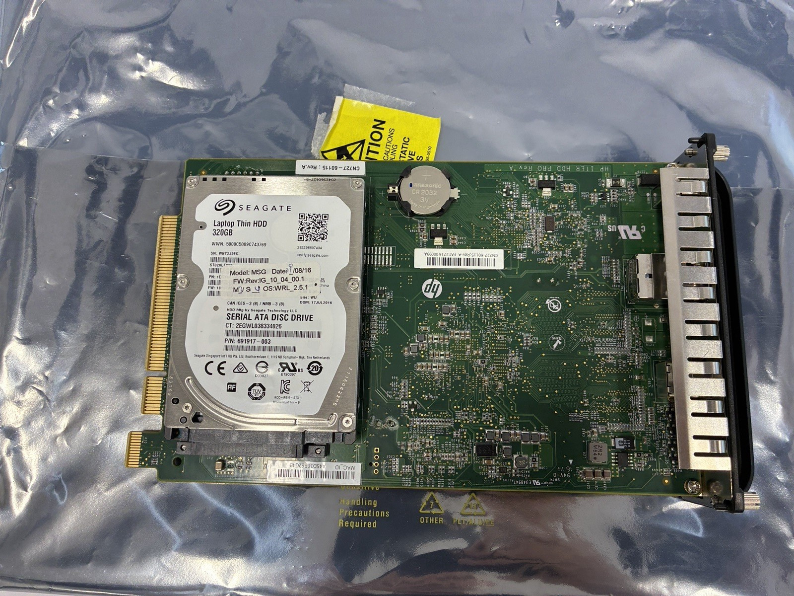HP Formatter Board CN727-60115 (320GB) HDD for DesignJet  T795