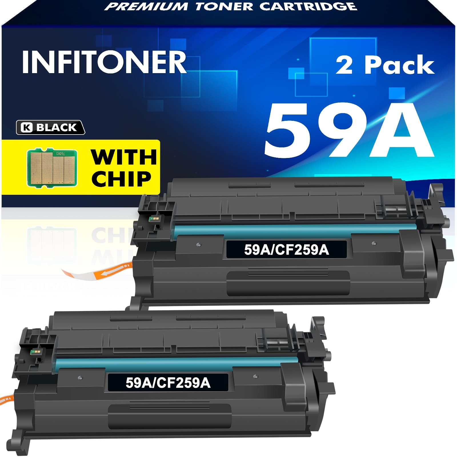 Compatible for HP 59A 59X LaserJet Pro MFP M428dw M404dn
