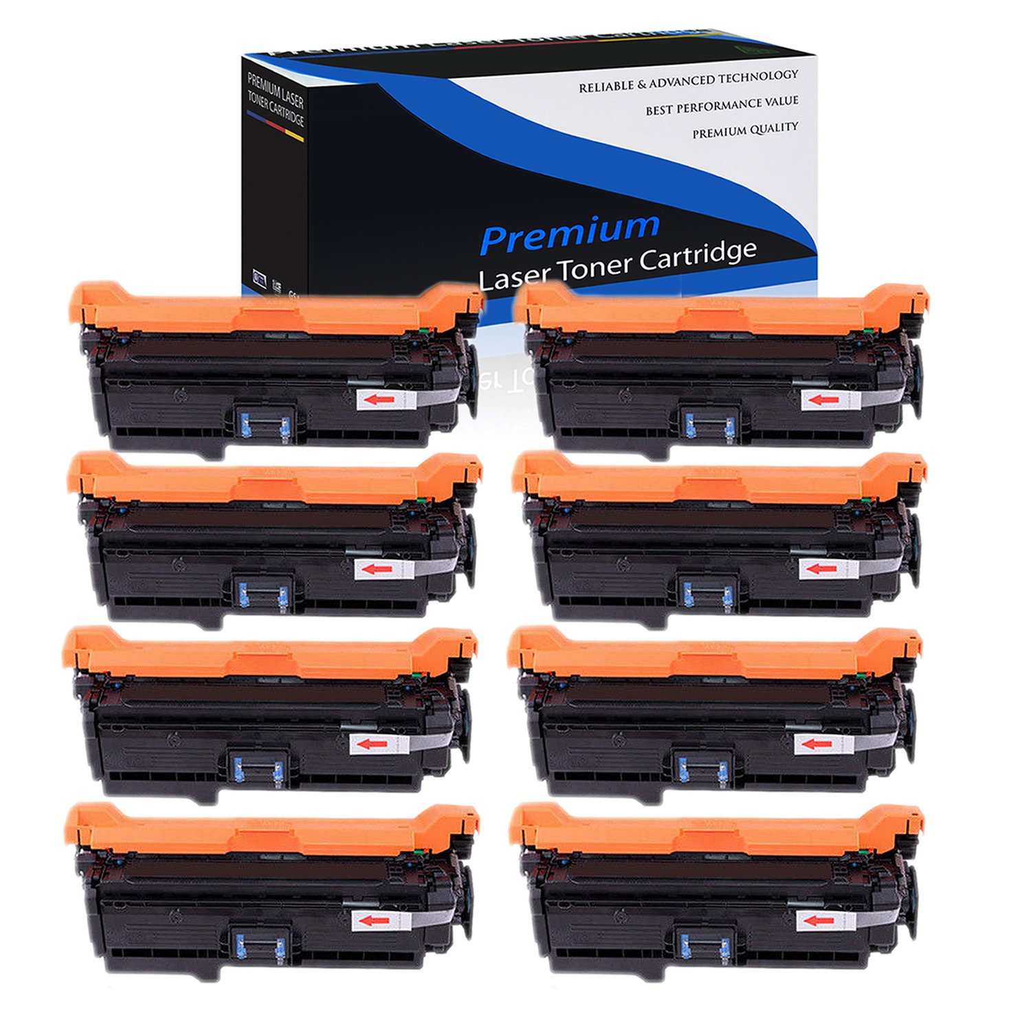 8PK CE260A 647A Toner Compatible with HP Color LaserJet CP4025 CP4025n CP4025dn