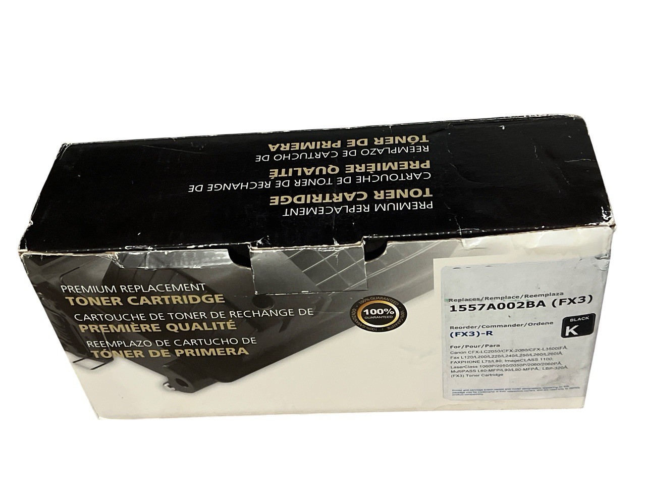 OEM Canon Comparable FX3 Black Toner Cartridge 1557A002 BA