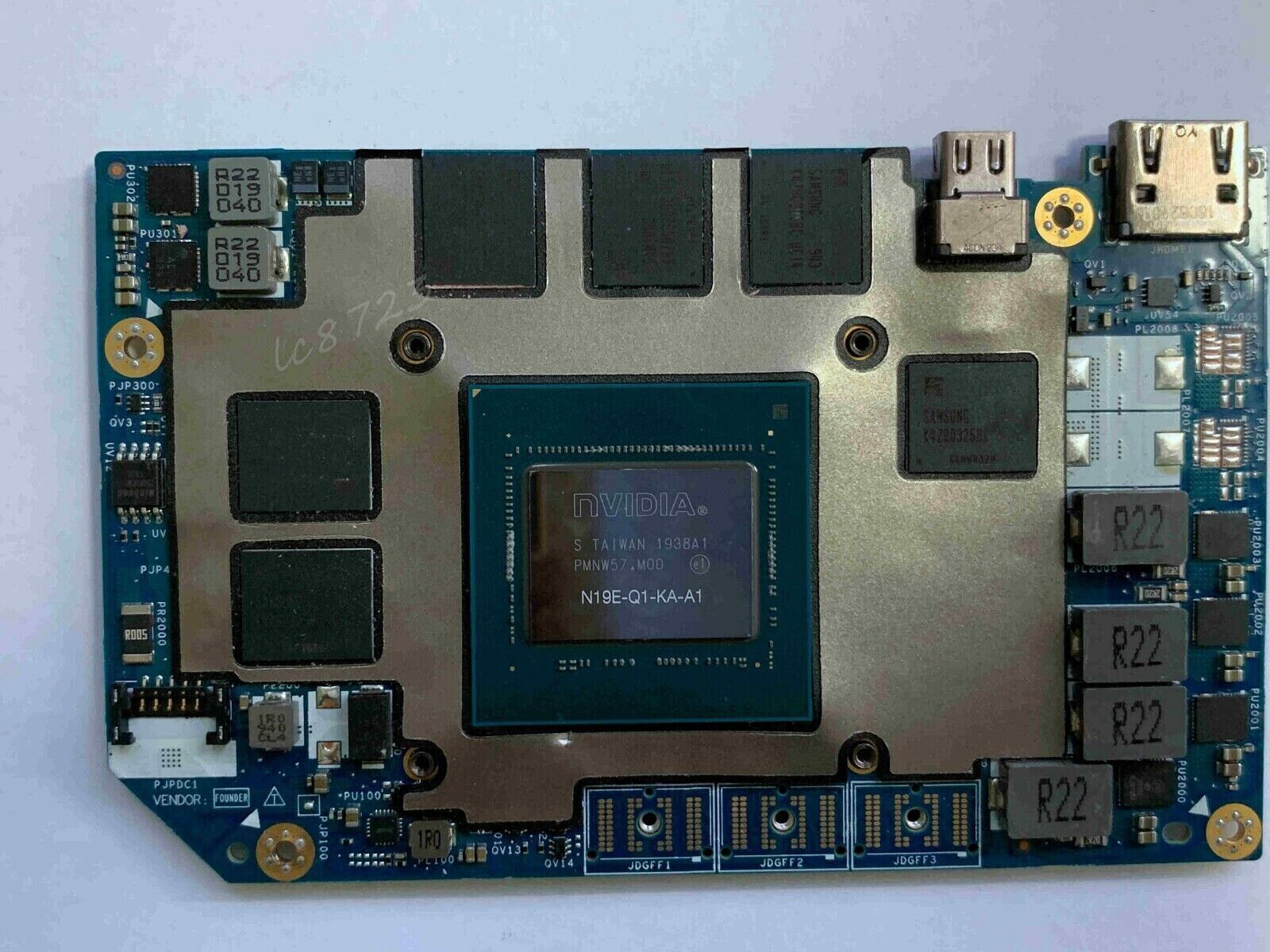 NEW Dell Precision 7740 Nvidia Quadro RTX 3000 6GB Video Card N19E-Q1-KA-A RY4MY