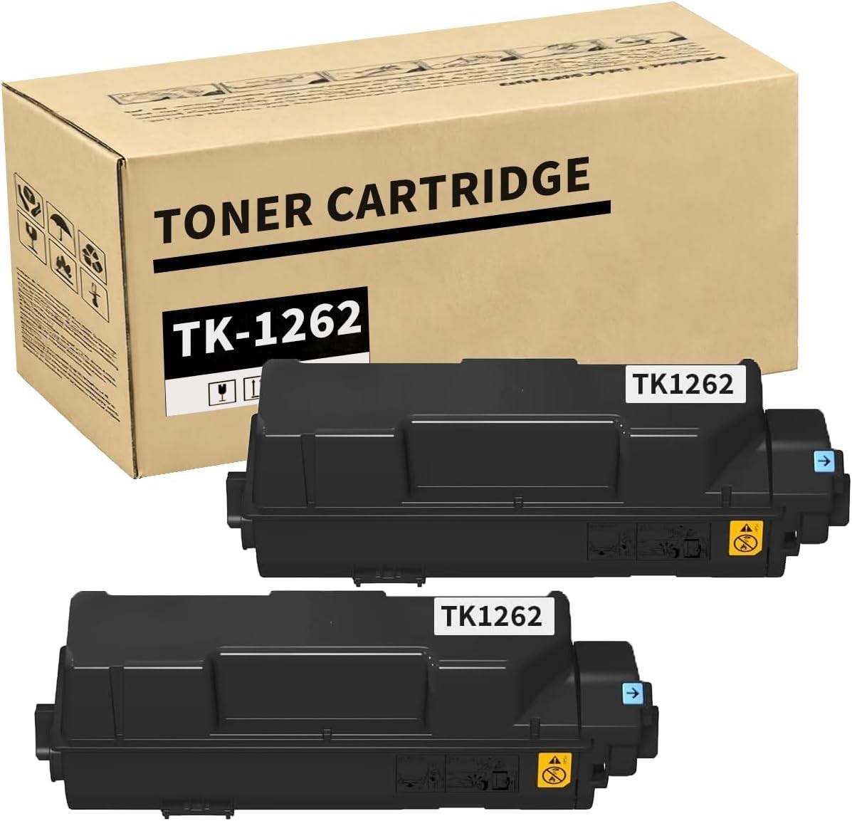 TK-1262 Black Toner Cartridge 2-Pack Kyocera Ecosys PA4000 MA4000 1T0C150US0