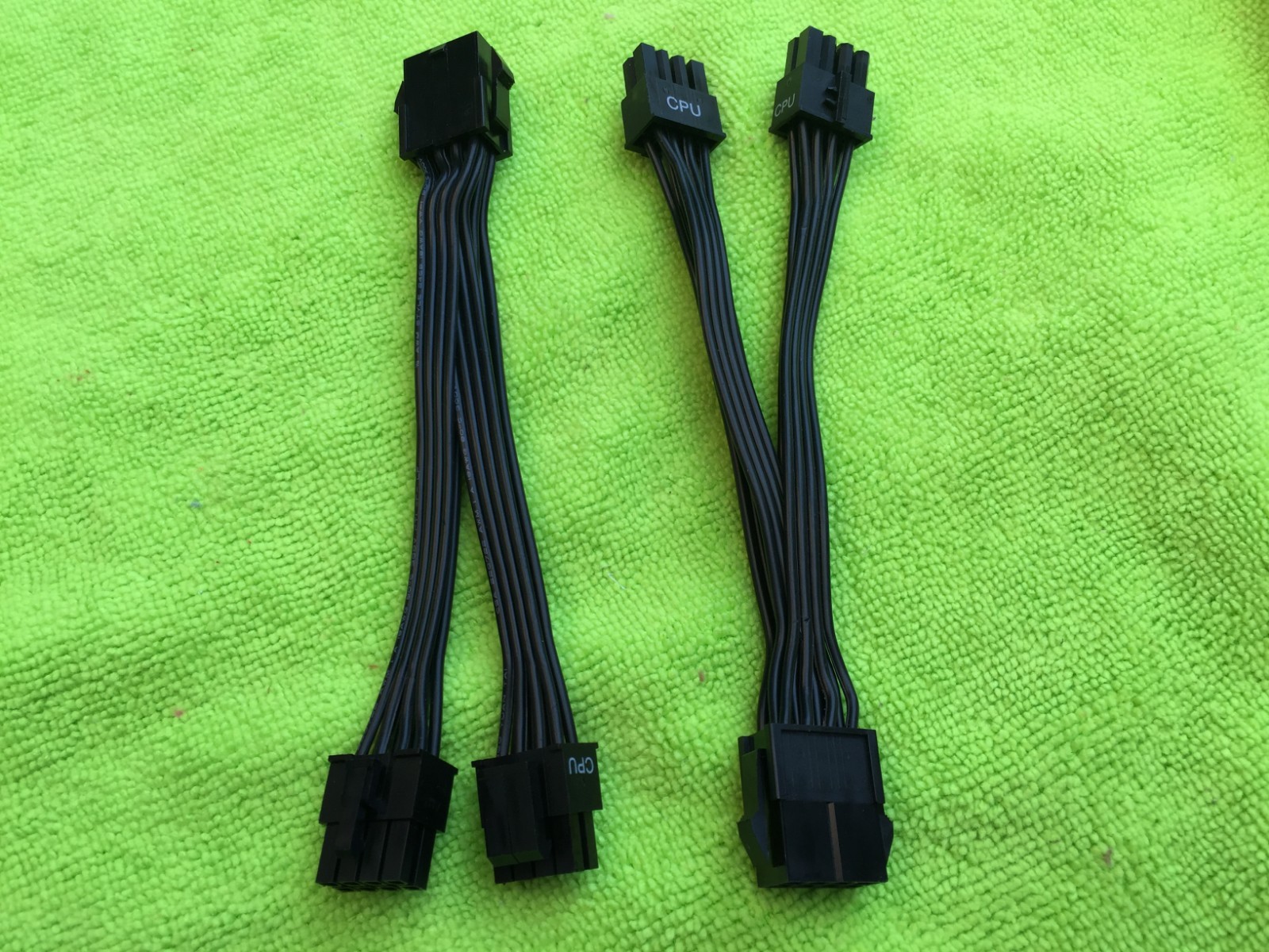 1x EVGA 8 PIN TO dual 8 pin CPU  Adapter Power ADAPTER FOR CPU MOTHER BOARD ,
