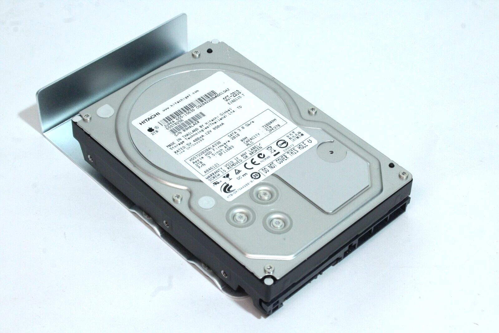 Hitachi HDS722020ALA330 PN:0F11603 MLC:JPK37B Apple#655-1563D 2.0TB Sata HDD
