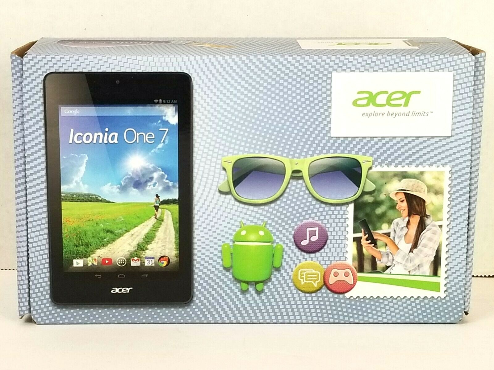 Acer Iconia One 7 "Tablet 8 GB Android Jelly Bean 4.4 B1 -730HD 8 GB Wi-Fi