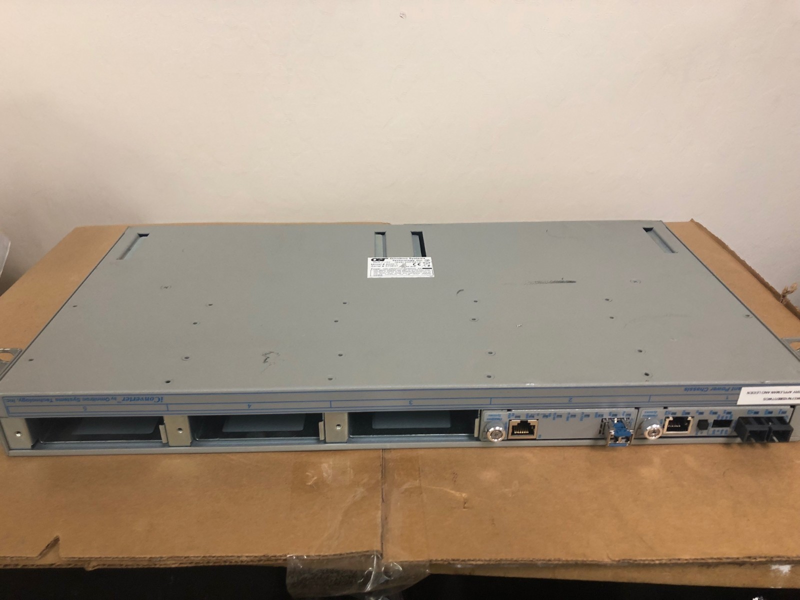 Omnitron Systems Technology iConverter 8220-1 Redundant PS With Cards