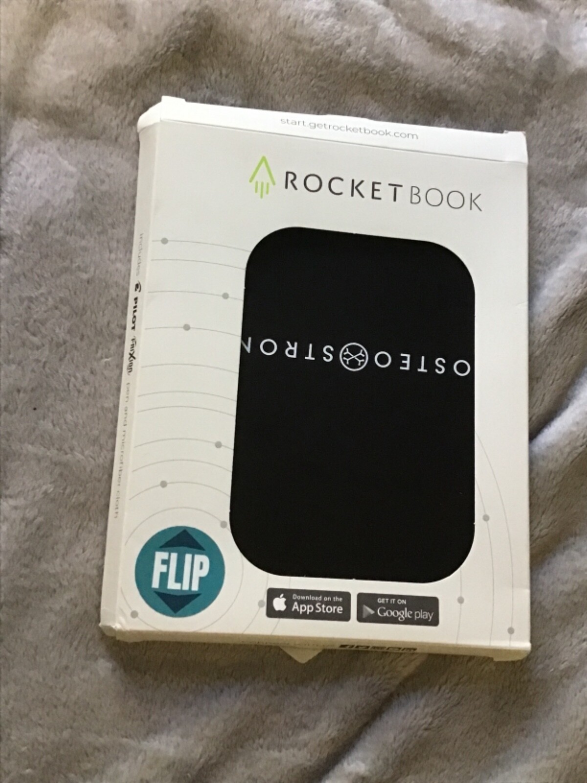 rocket book flip reusable digital notepad new in box with pen