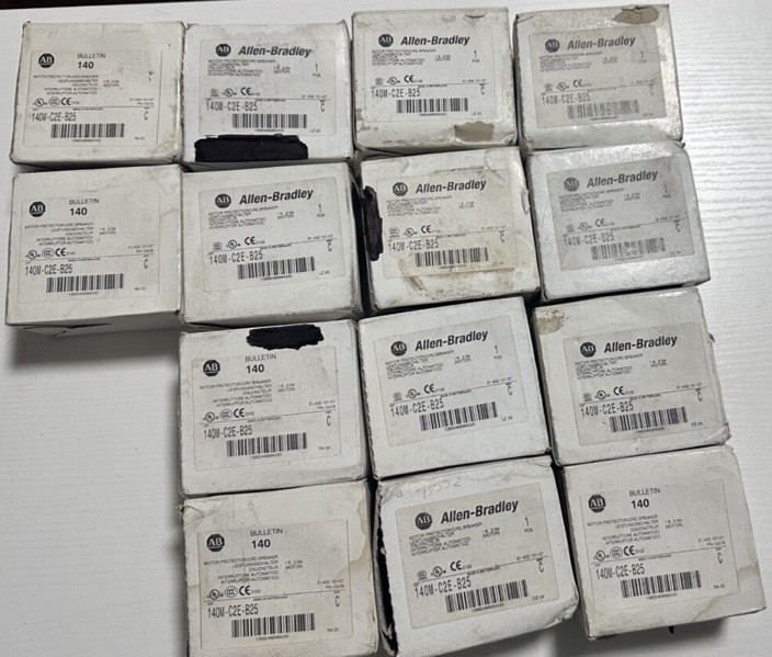 Allen Bradley 140M-C2E-B25 Ser C Motor Circuit Breaker 1.6-2.5A New In Box  Qty.