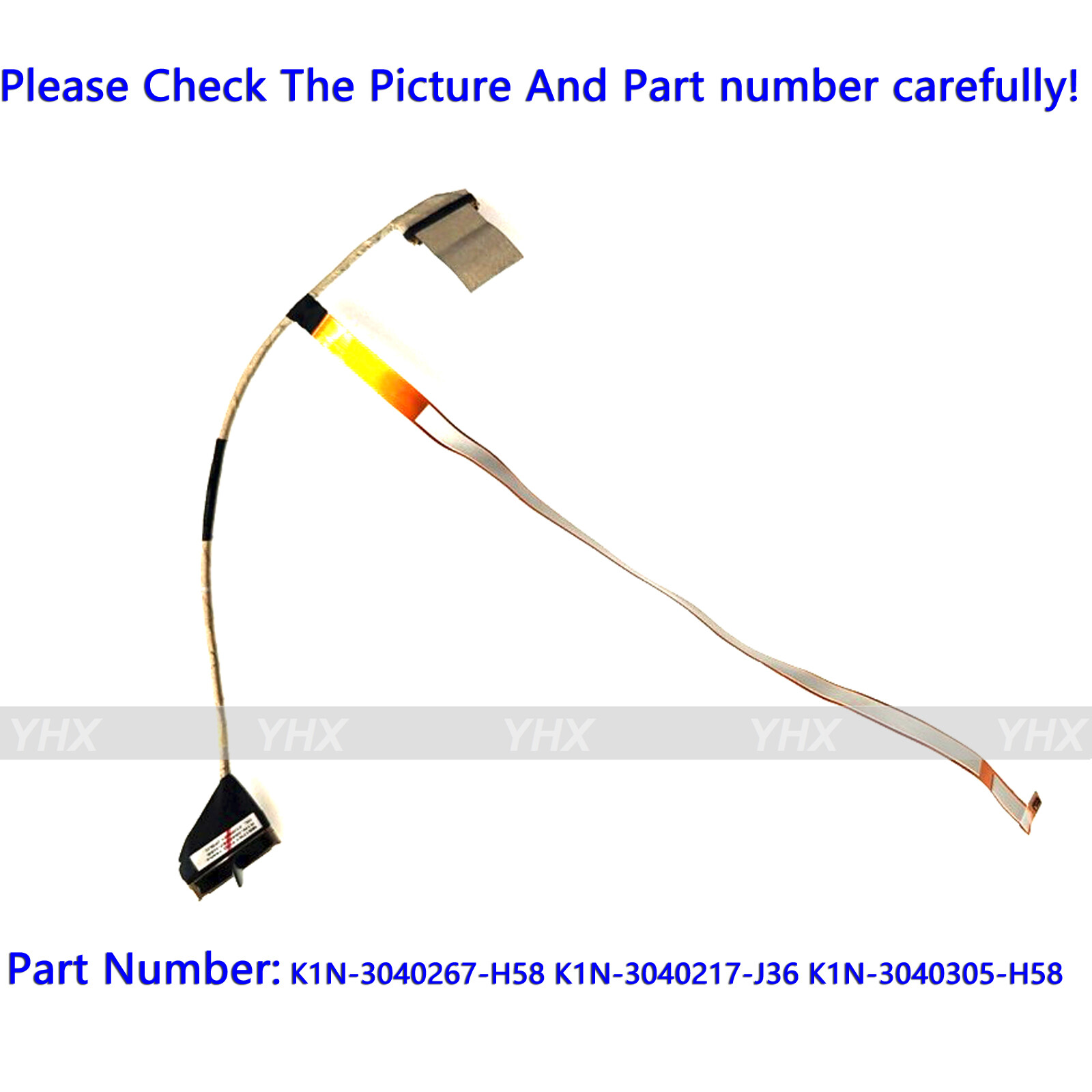 New K1N-3040267-H58 K1N-3040217-J36 K1N-3040305-H58 For MSI MS17K1 LCD LVDS Line