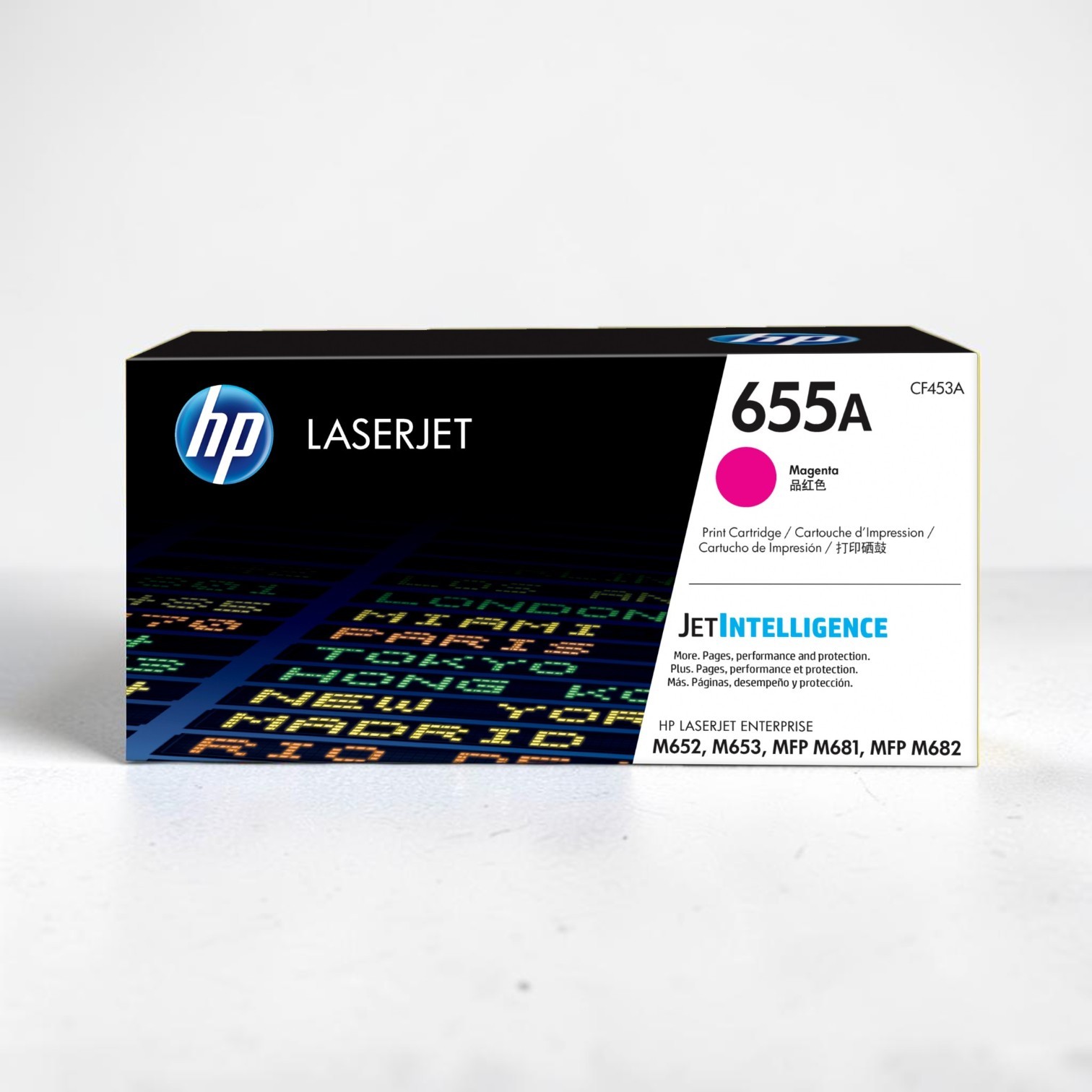 HP 655A Yellow Original LaserJet Toner Cartridge (CF452A) New Open Box - Repack