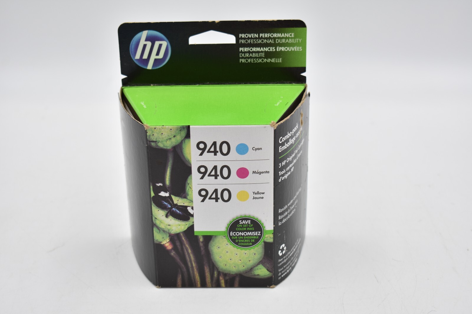 OEM NEW HP 940 Cyan, Magenta & Yellow Original Ink 3 pack CN065FN Exp APRIL 2018