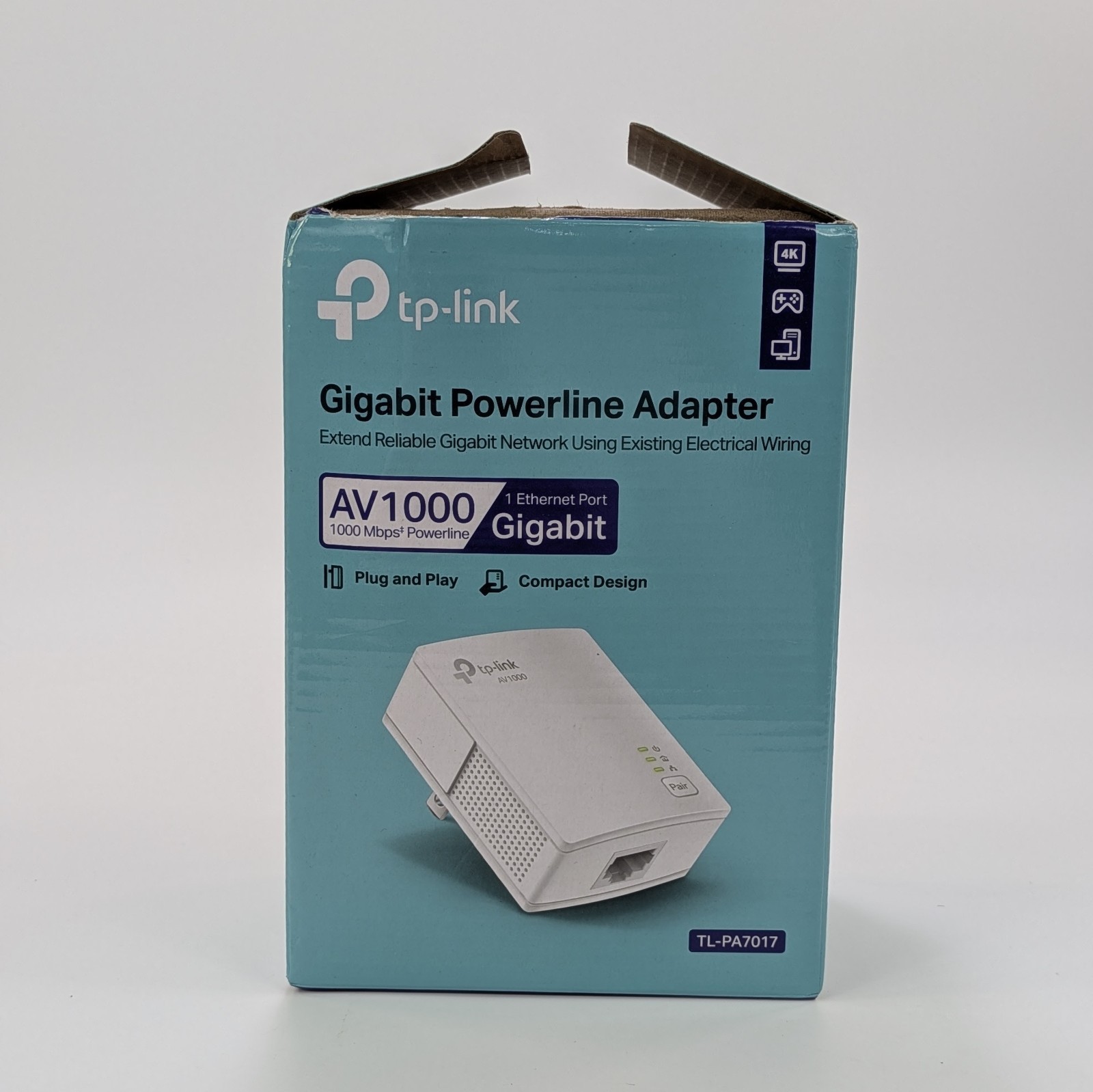 TP-Link AV1000 Gigabit Powerline Network Extender TL-PA7017