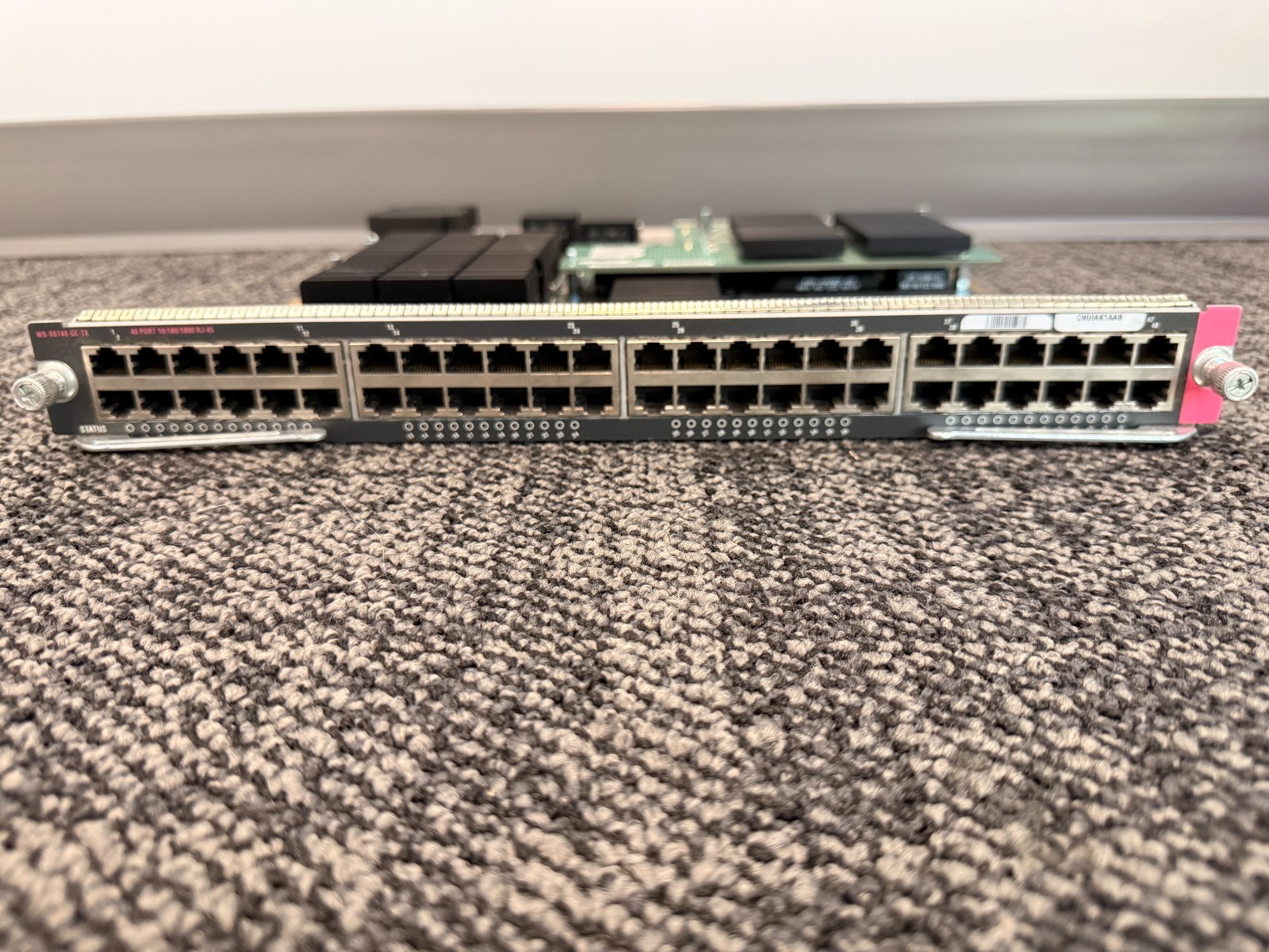 Cisco WS-X6748-GE-TX 48-Port Gigabit Ethernet Switch Module