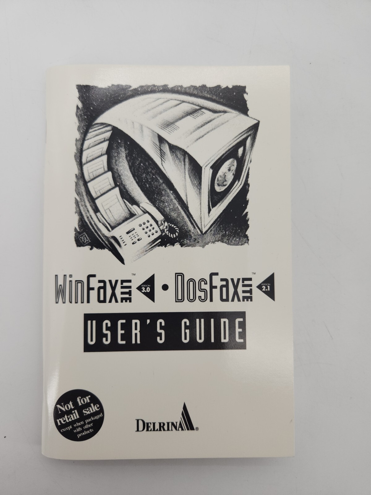 Vintage 1994 Delrina WinFax LITE 3.0 and DosFax LITE 2.1 Users Guide 1st Edition