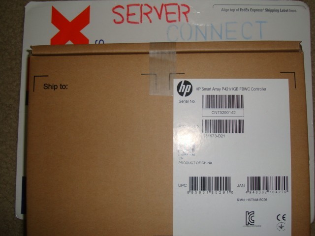 HP Smart Array P421/1GB FBWC 6Gb 2-ports SAS Controller 631673-B21 