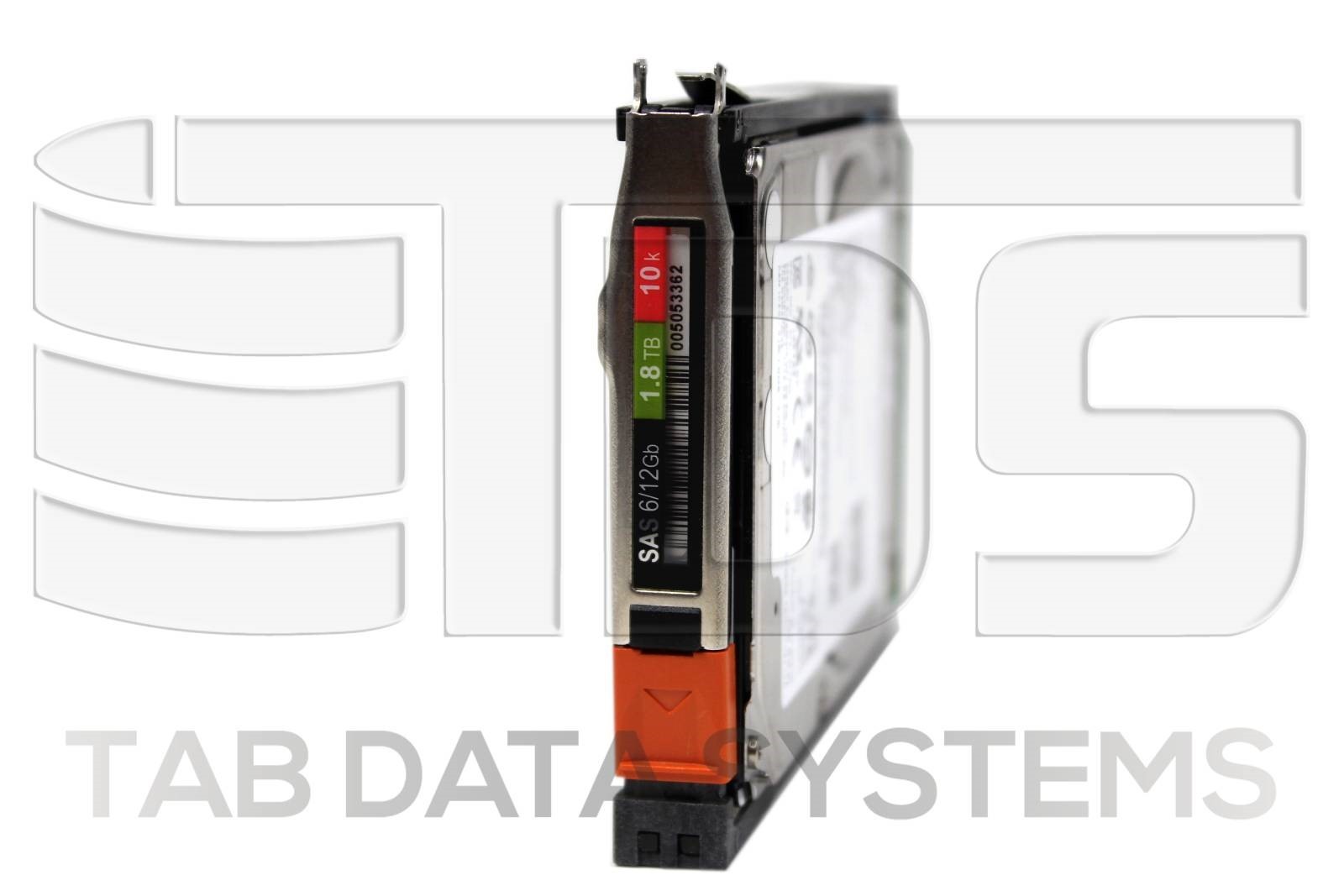EMC 005053362 1.8TB 10K 2.5" 12Gb SAS HDD D4-2S10-1800 Unity XT