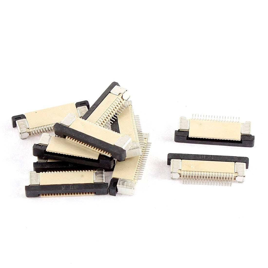 10Pcs Bottom Port 18Pin 0.5mm Pitch FFC FPC Ribbon Sockets Connector