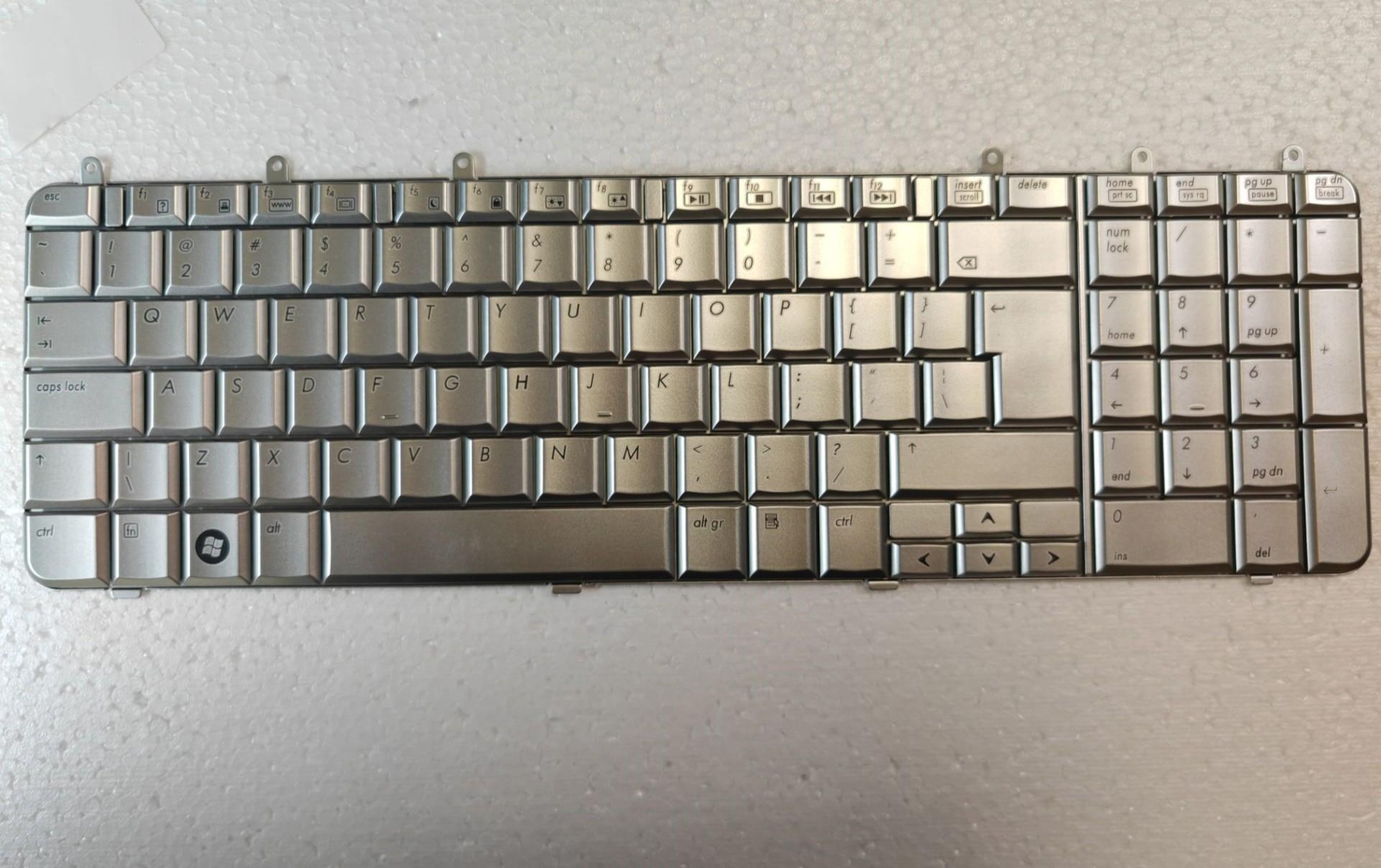 US Silver keyboard for HP Pavilion dv7-1000 dv7-1100 dv7-1200 dv7-1500
