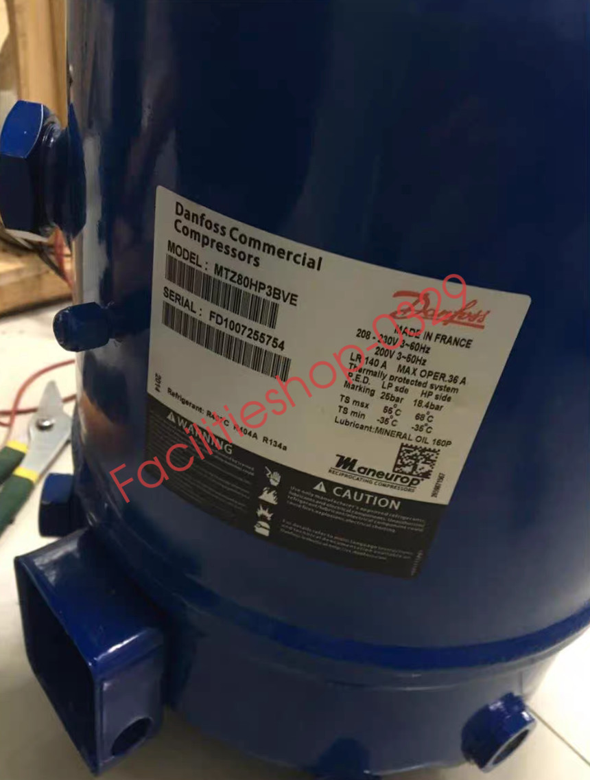 qty1 for Danfoss Compressor Mtz80hp3bve inbox DHL/FedEx