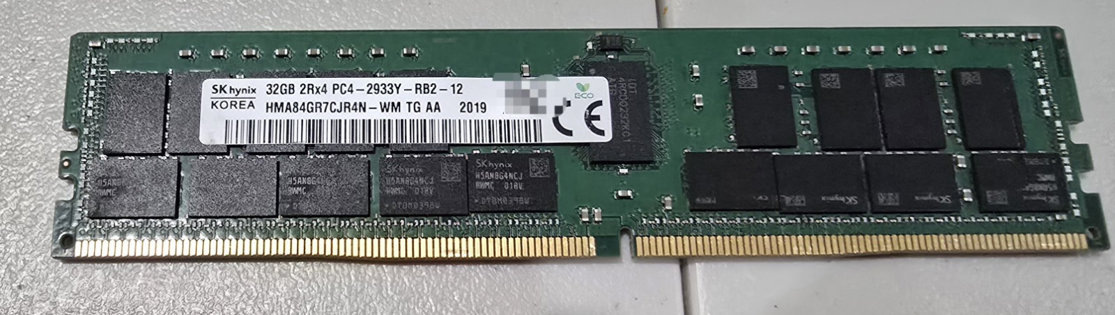 SK Hynix 32GB PC4-23400 (DDR4-2933) RDIMM RAM ECC Memory HMA84GR7 MIX DDR4 RAM