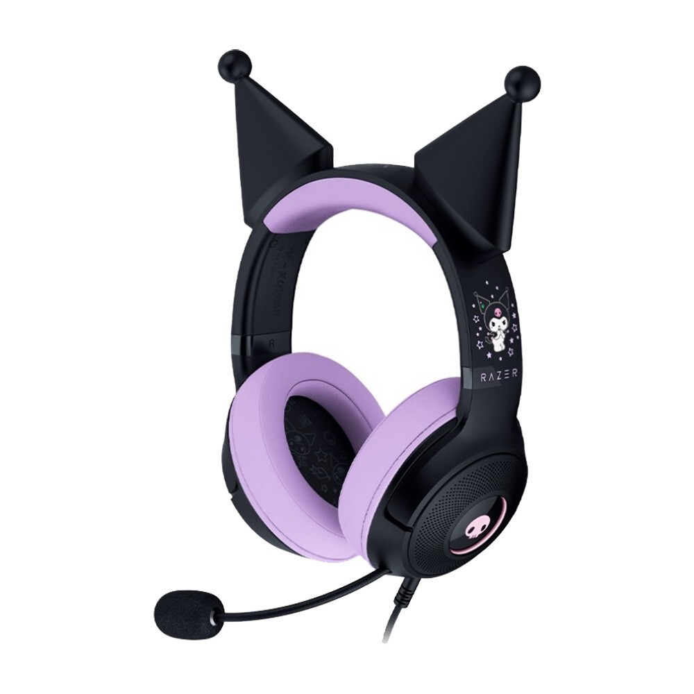 Razer x Sanrio Kuromi Wired Headset Headphone Limited Edition Gift