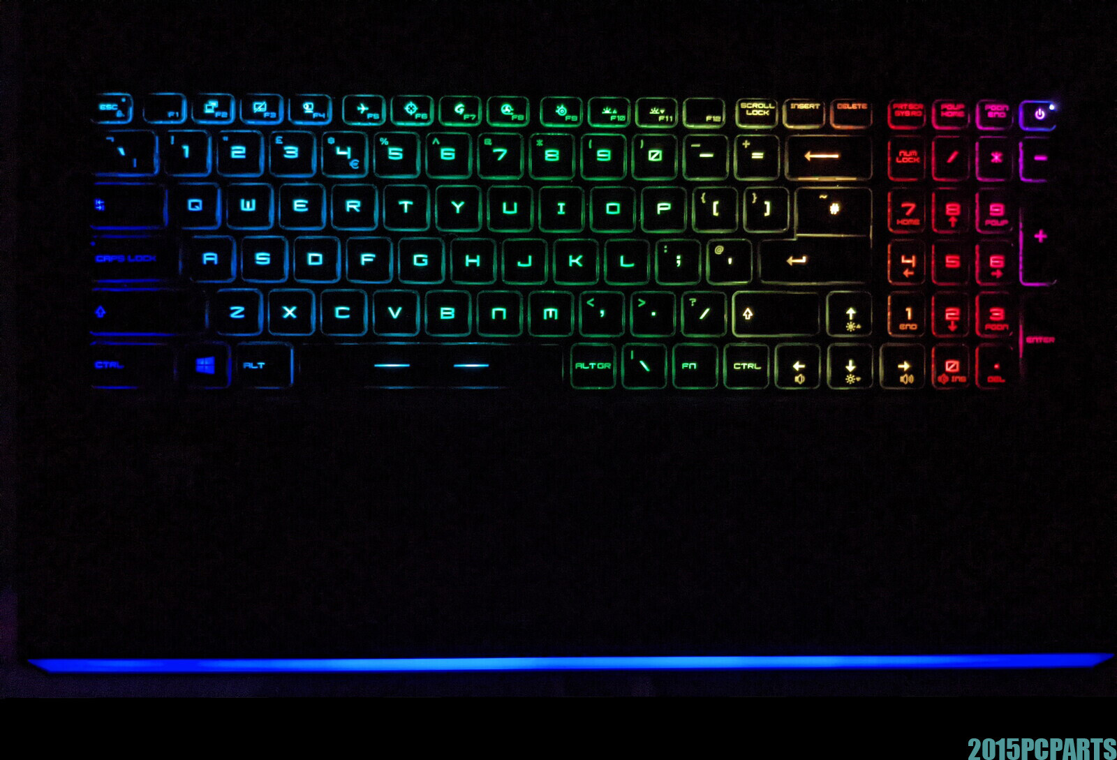 MSI Raider GE76 12UH Deluxe Edition 12UHS 12UGS Keyboard Per-Key RGB Backlit US