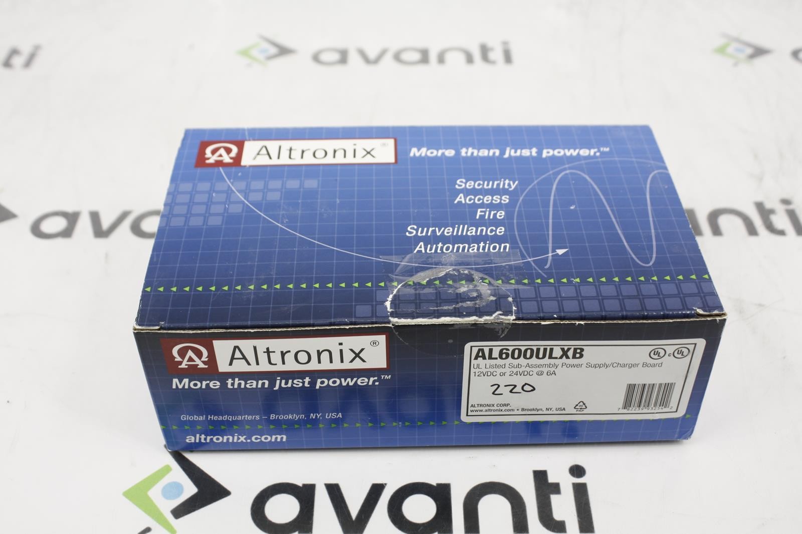 ALTRONIX AL600ULX B 12VDC OR 24VDC 6AMP POWER SUPPLY CHARGER