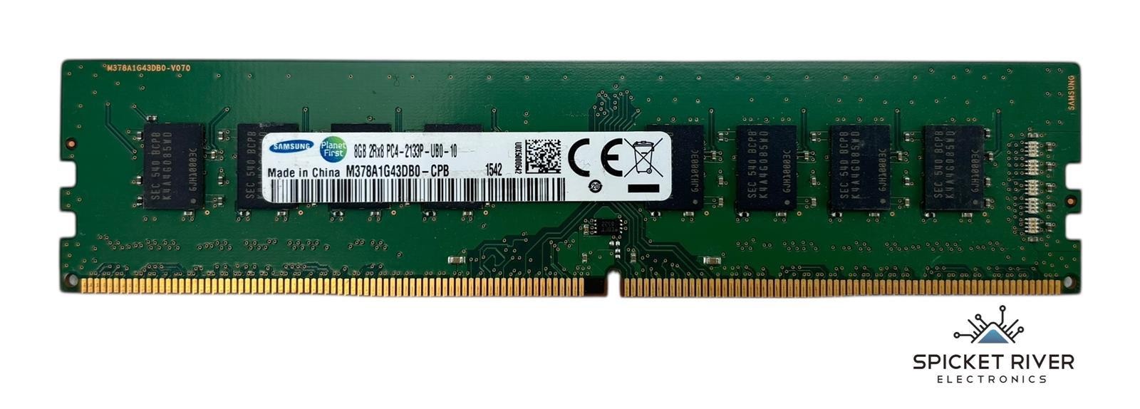 Lot of 2 - Samsung M378A1G43DB0-CPB 8GB 2Rx8 PC4-2133P DDR4 Desktop RAM