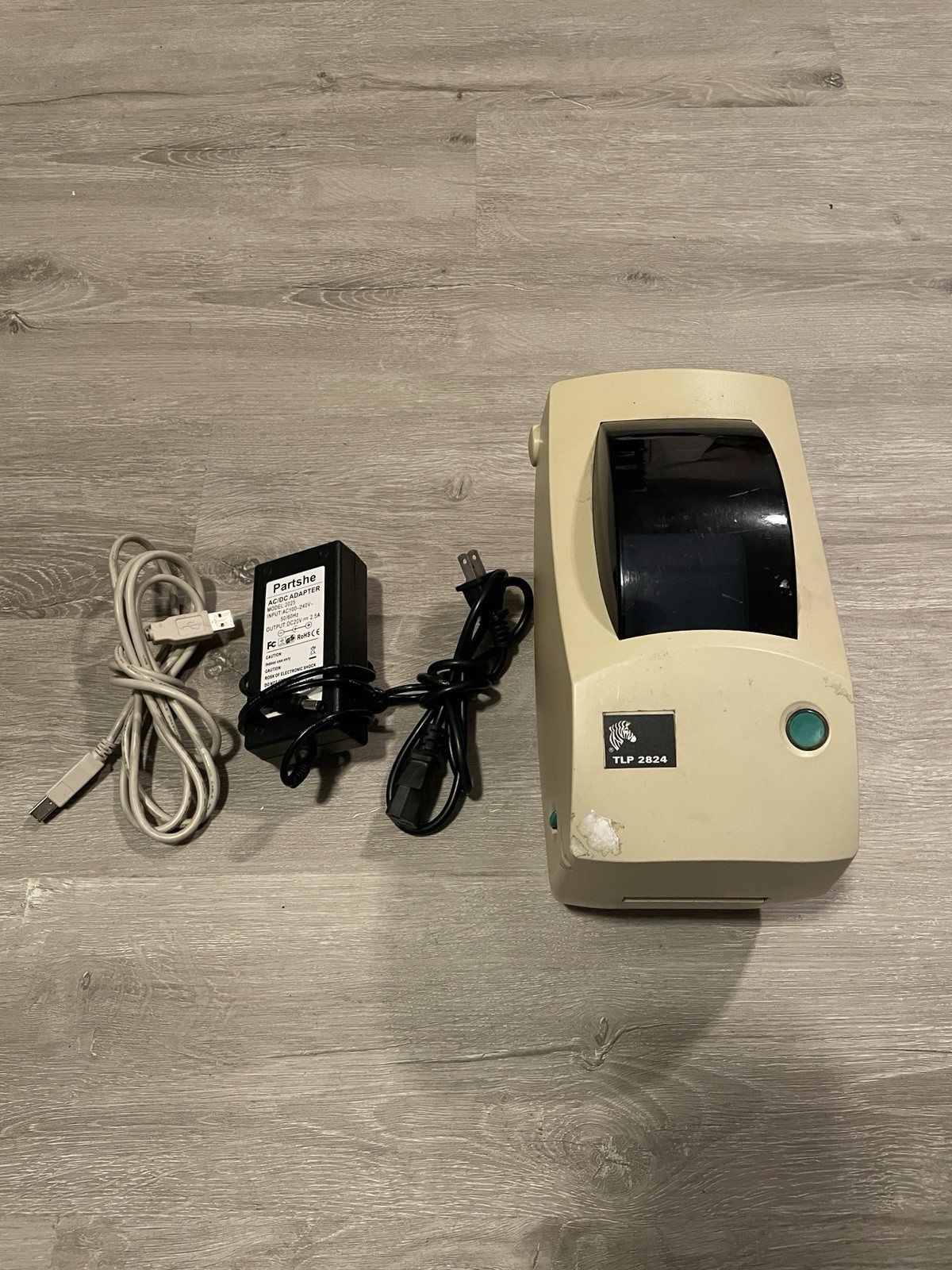 Zebra TLP2824 Desktop Thermal Transfer Barcode Label Printer