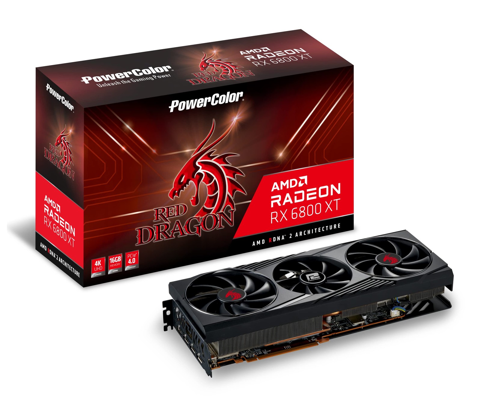 PowerColor Red Dragon AMD Radeon™ RX 6800 XT Gaming Graphics Card W/16GB GDDR6