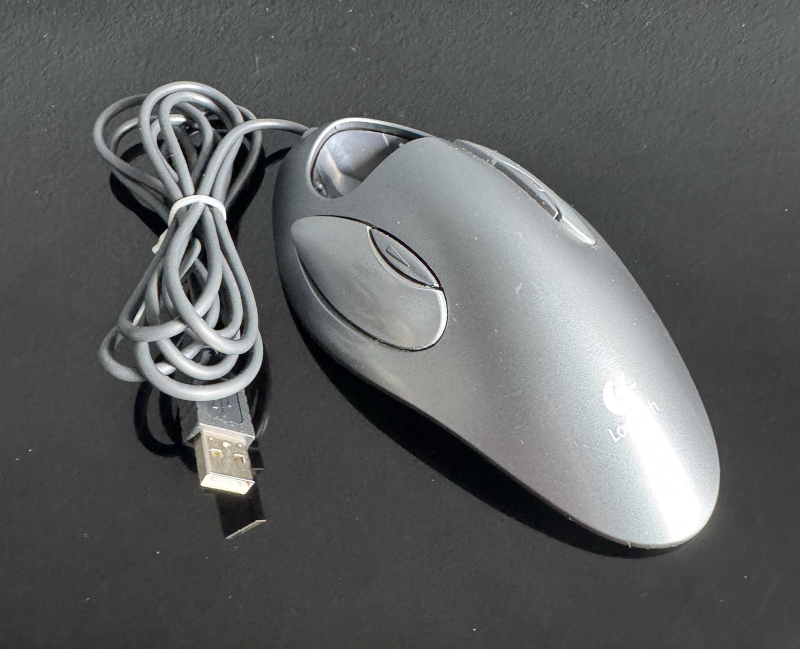 Logitech T-BC21 Marble Mouse Trackball USB Body Only - No Ball