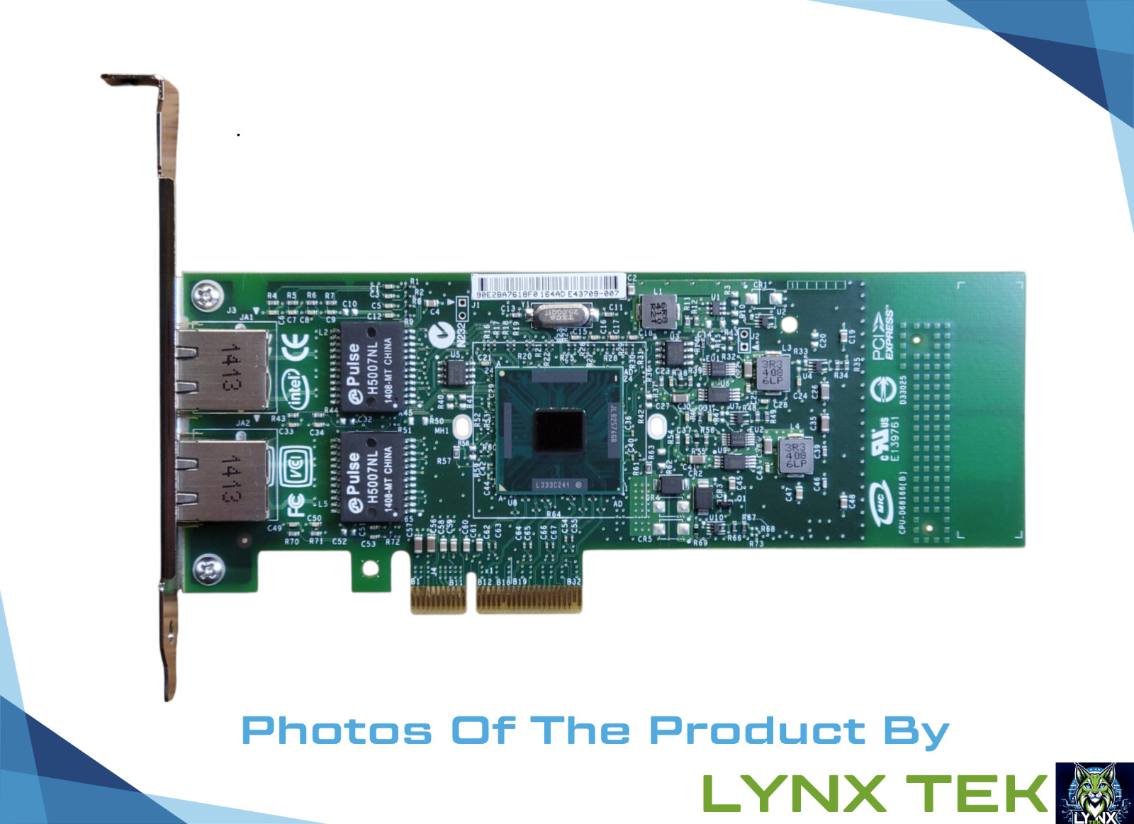 Intel E1G42ETBLK Dual Port 1Gb PCIe Network Adapter 897654 FH HH