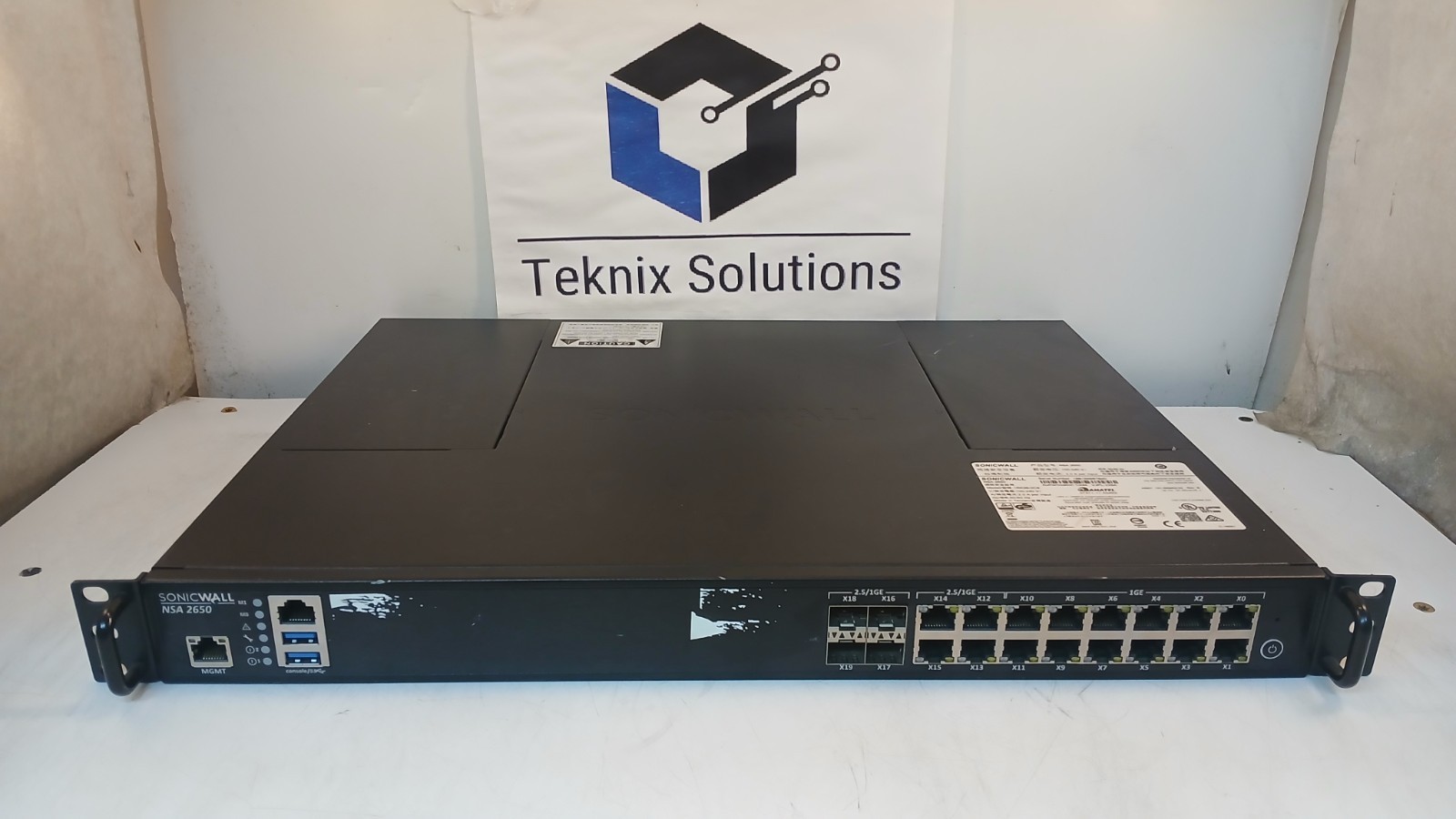 SonicWALL NSA 2650 16-Port Firewall Network Security Appliance *WORKING* *READ*