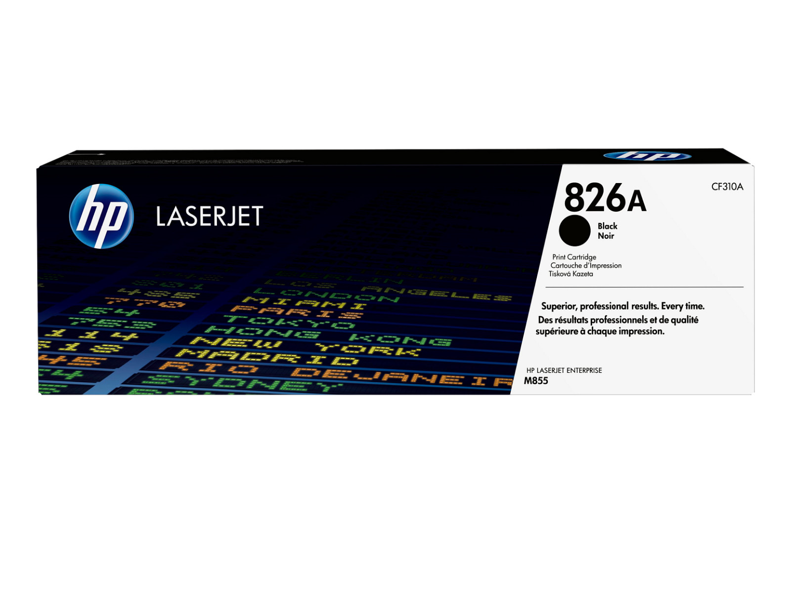 HP 826A Black Original LaserJet Toner Cartridge, CF310A