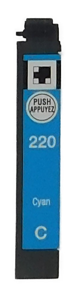 Epson 220 T220220 Cyan Ink Cartridge - WorkForce WF-2630 2650 XP-320 420