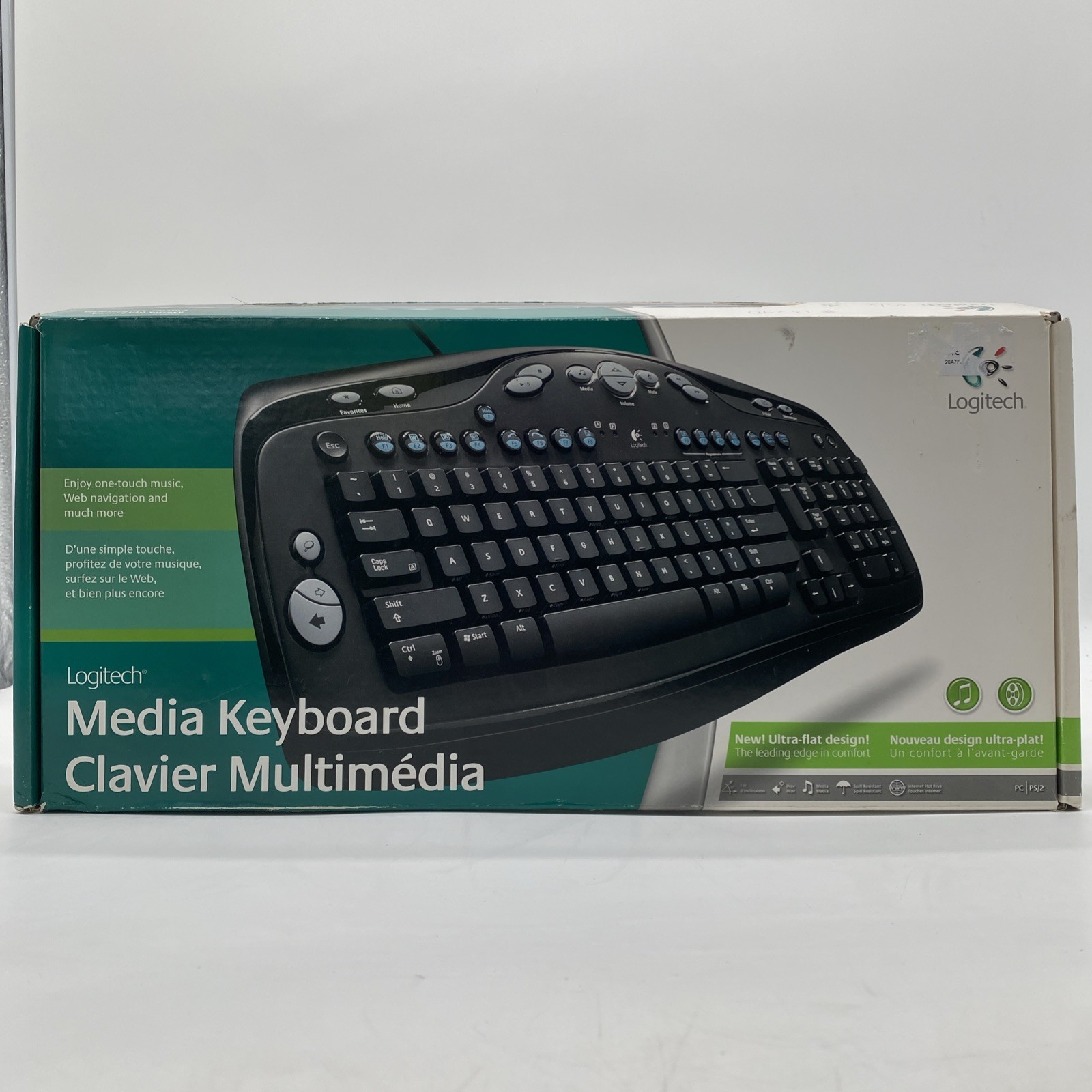 Logitech Desktop Media Keyboard Brand New Vintage