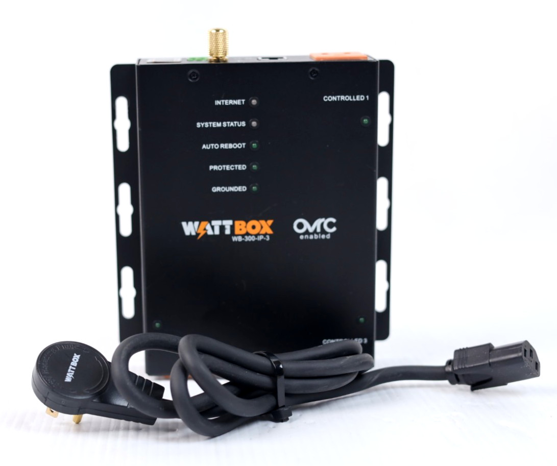 Wattbox WB-300-IP-3 3 Outlet OVRC Compact Bank Unit *Cleared From OVRC*