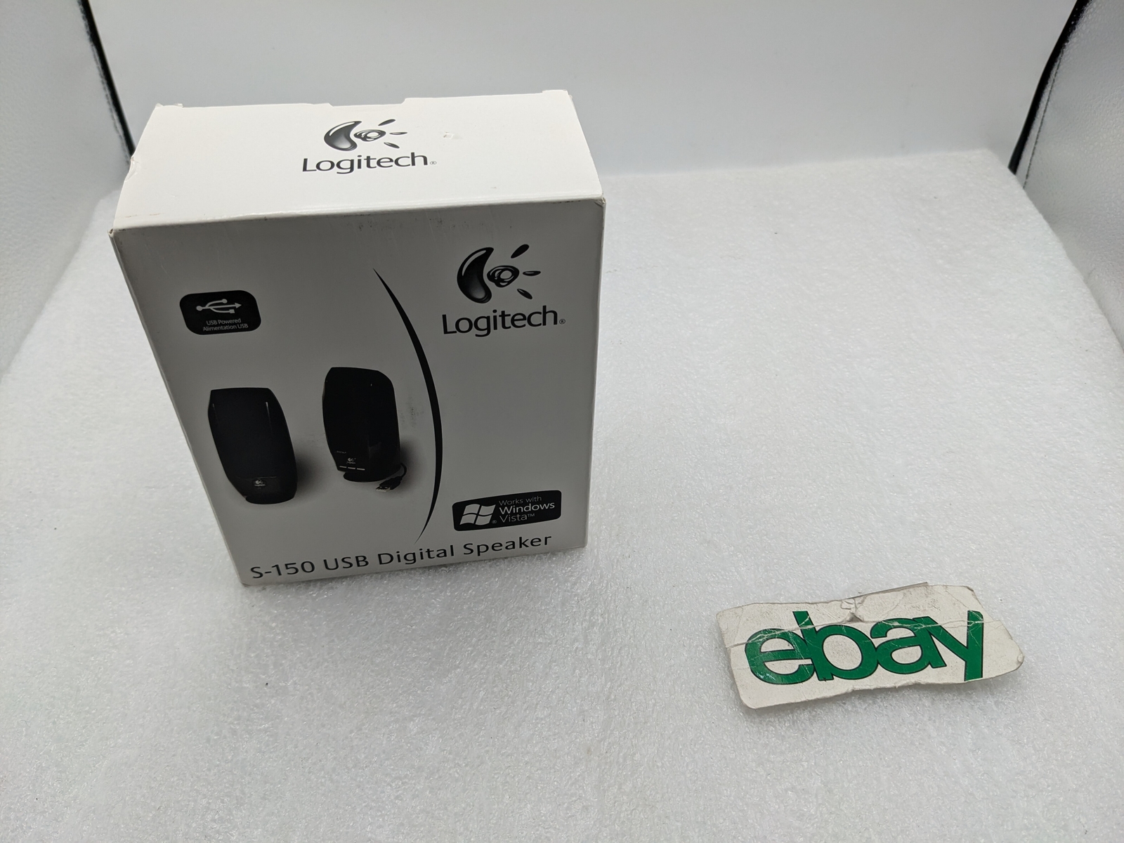 NEW Logitech 980-000028 Black S150 USB 2.0 Speakers with Built-in Volume Control