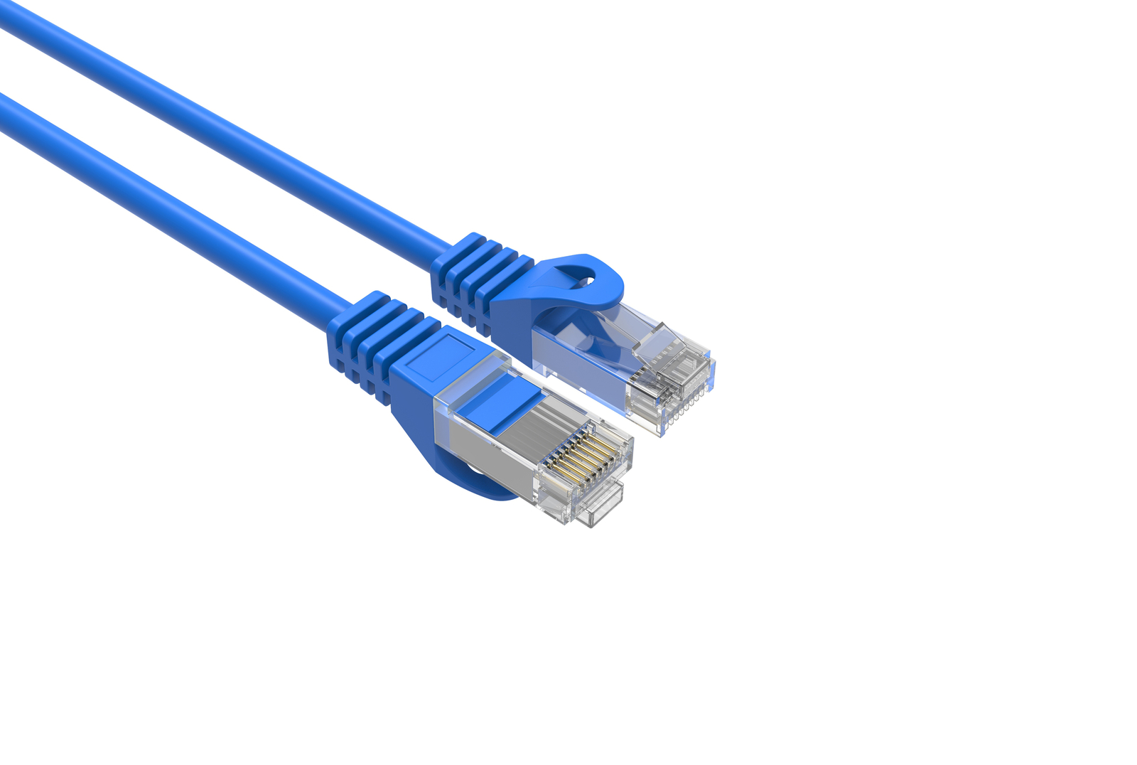 CAT6 Slim Ethernet Patch Cable Blue 5FT 50 PACK