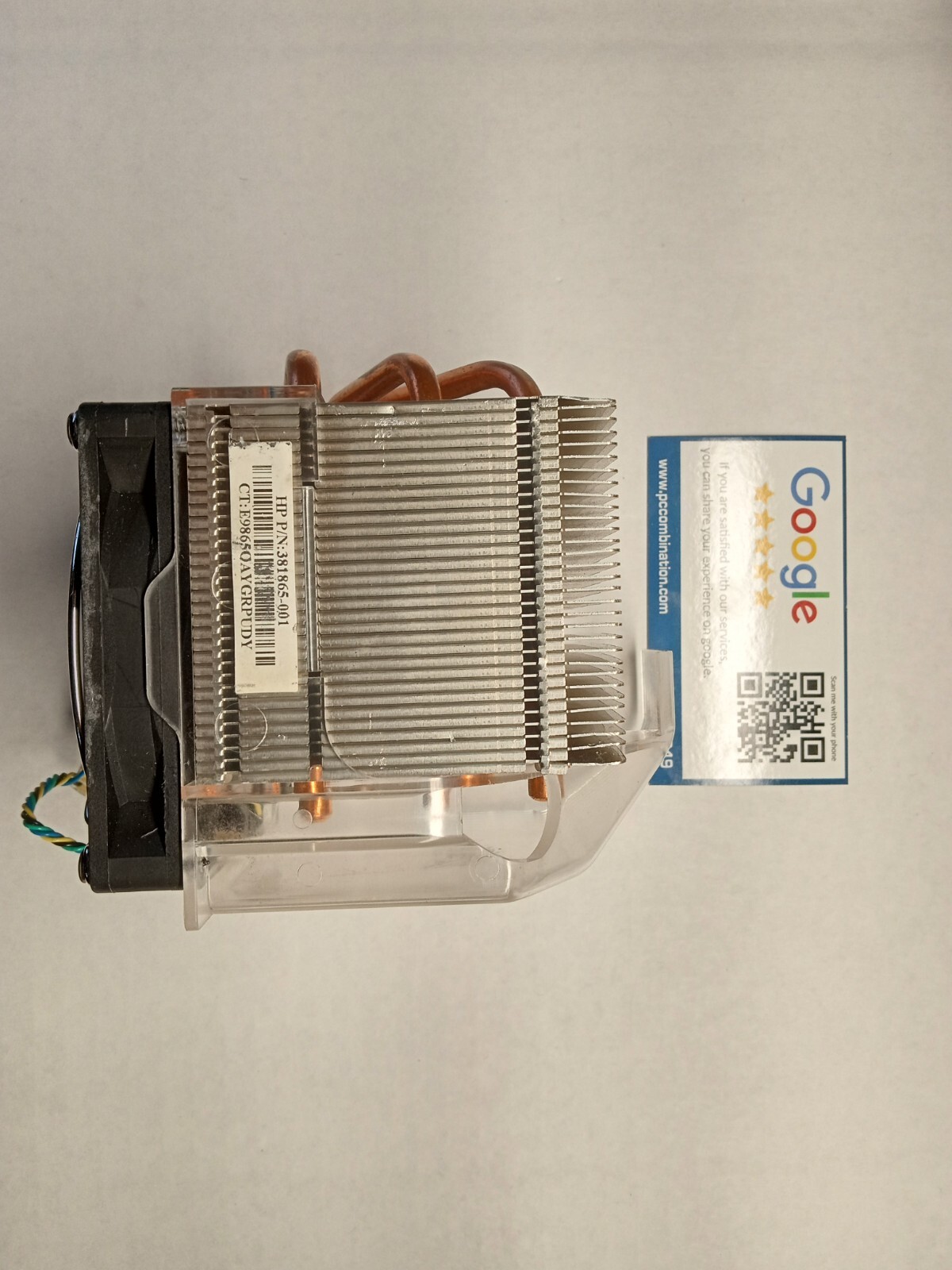 381865-001 Hewlett-Packard DC7600 CMT Heatsink and Fan