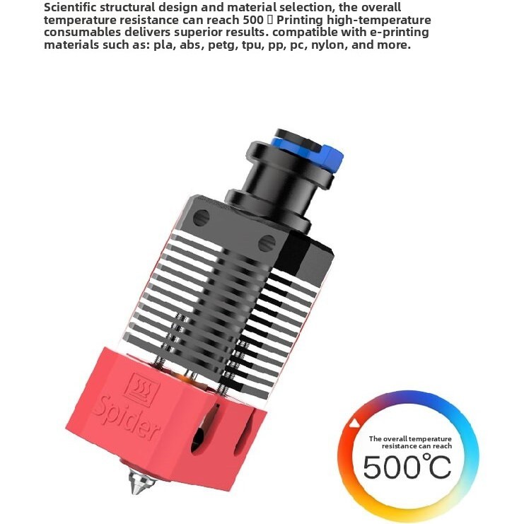 Creality 3D Spider high-temperature and high-flow Nozzle Kit for Ender 3/CR-10