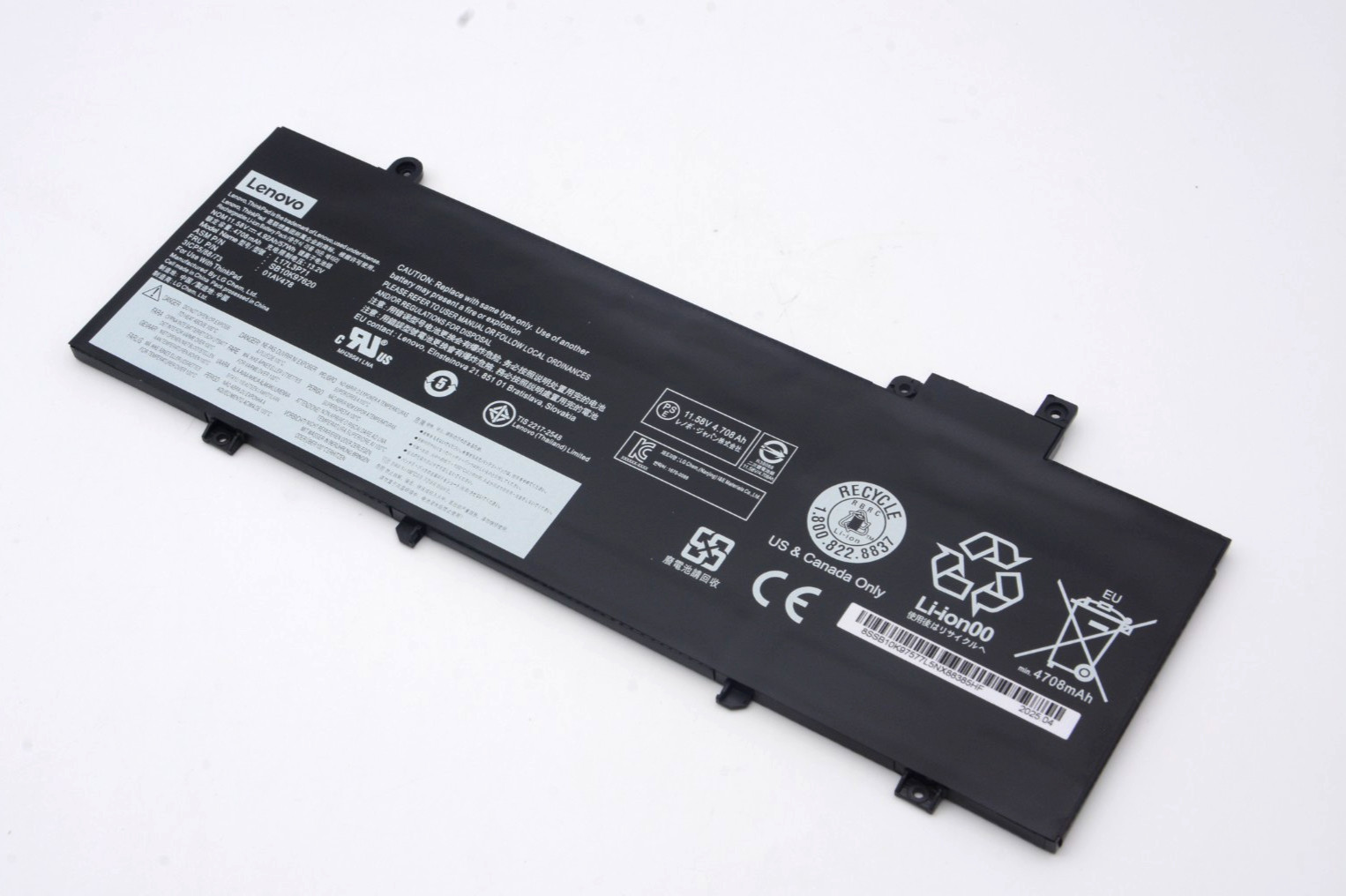 Genuine OEM 57Wh 01AV478 L17M3P72 Battery for Lenovo ThinkPad T480s Series 
