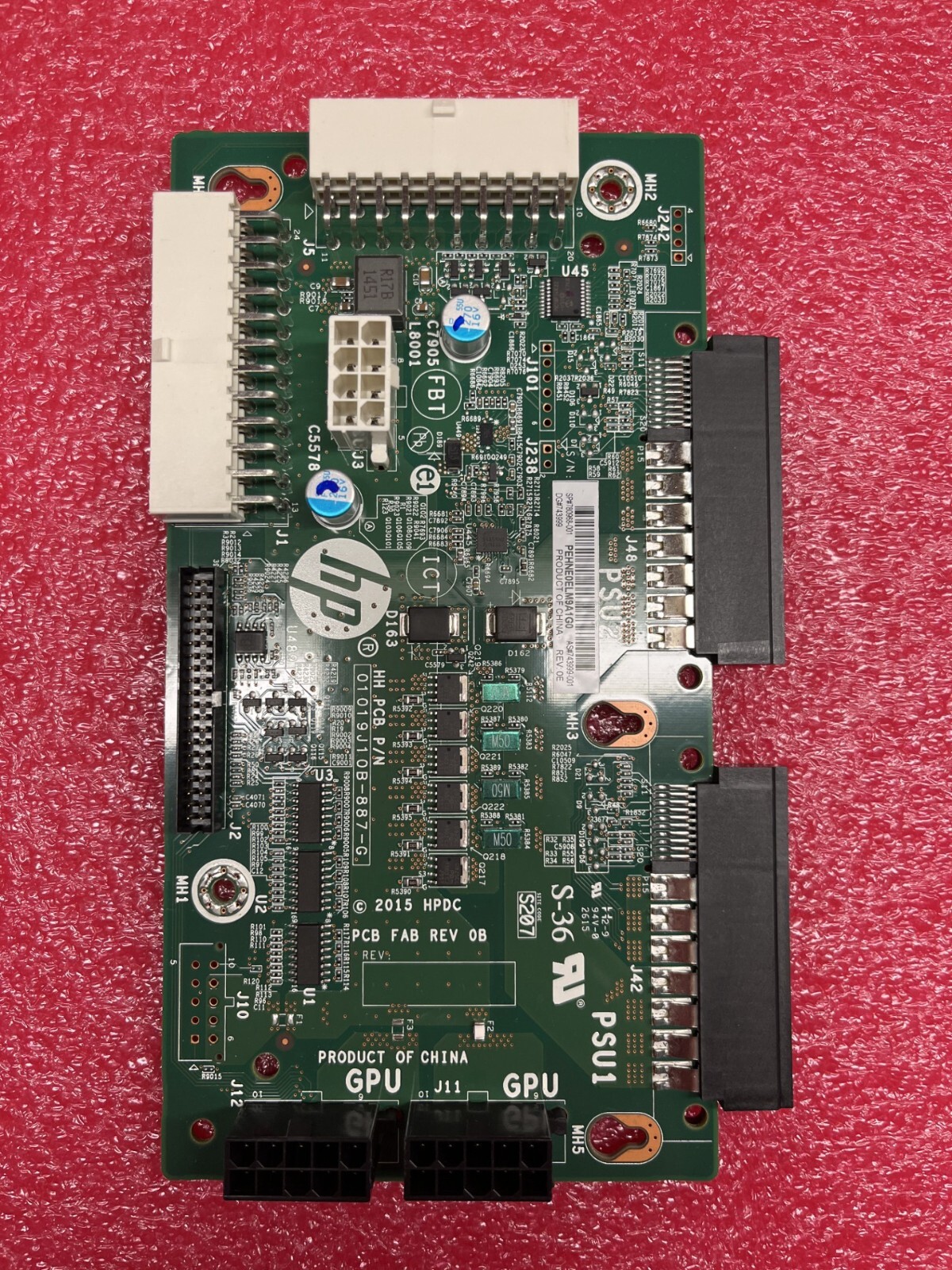 780968-001 HP Dual slot power supply backplane board