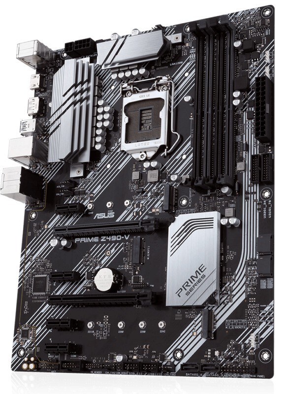 ASUS Prime Z490-V Motherboard Intel Z490 LGA1200 4 x DDR4 ATX 2 x M.2 HDMI
